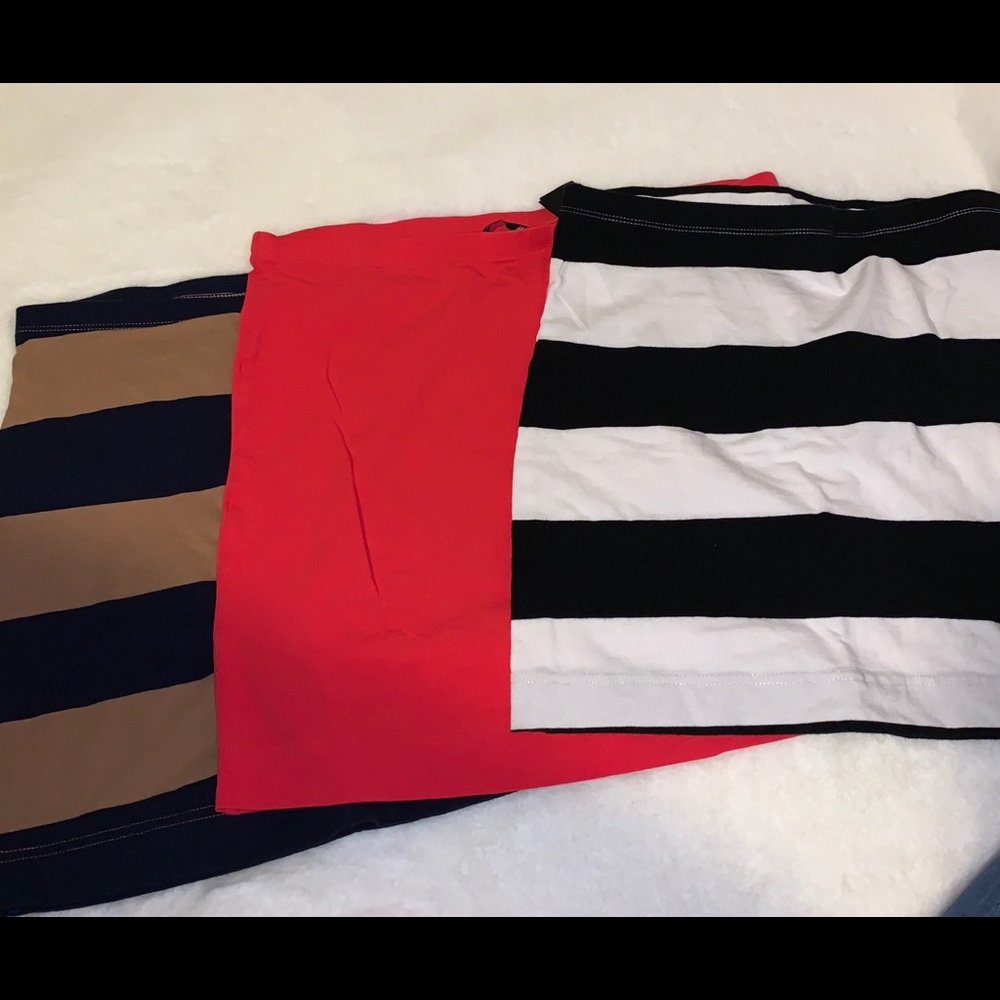 H&M 3 mini skirts size S/M